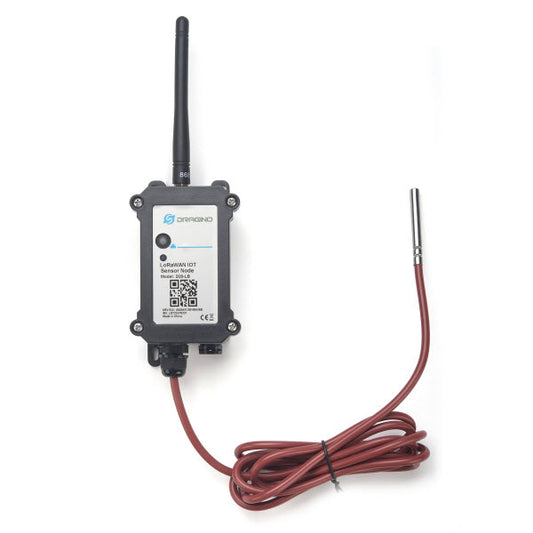 【新商品】LoRaWAN 対応防水・屋外温度センサー D20-LB(Dragino社製、技適取得済み)